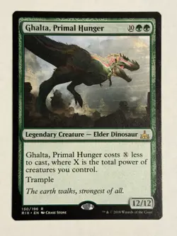 Ghalta, Primal Hunger NM Rivals of Ixalan MTG - Image 1