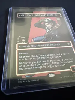 Casey Jones Back Alley Brute (Borderless) (Surge Foil): TMNT NM MTG R0090 - Image 3