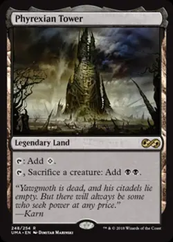 MTG English Phyrexian Tower NM Foil Ultimate Masters - Image 1