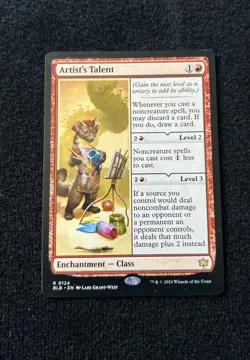 MTG - Artist's Talent - Regular Rare #124 - Bloomburrow NM - Image 1