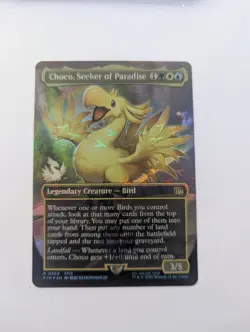 Choco, Seeker of Paradise (Borderless) (Chocobo Track Foil) Final Fantasy Foil - Image 1