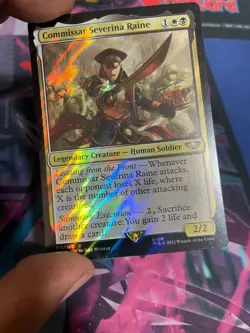 MTG - COMMISSAR SEVERINA RAINE - SURGE FOIL - NM - 40K - RARE - Image 1