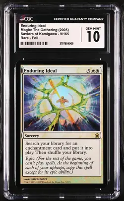 ENDURING IDEAL Saviors of Kamigawa Foil Rare CGC 10 MTG [Nostalgium] - Image 1
