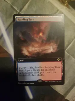 Scalding Tarn BORDERLESS - Magic EXTENDED ART MTG Card - MH2 - Image 1