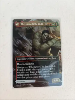 Bruce Banner Borderless Foil 0331 Marvel Super Heroes MTG - Image 2