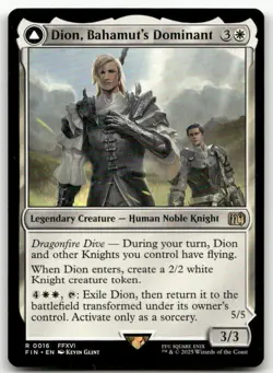 Dion, Bahamut's Dominant #16 (NM) Final Fantasy FIN Magic MTG - Image 1