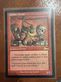 Goblin Welder Urza's Legacy Regular Moderately Played Mtg Magic The Gathering - Image 1