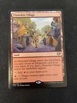 Flamekin Village - Mtg Magic The Gathering Card - Image 1