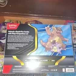 2025 Pokemon TCG Mega Kangaskhan EX Box Promo English Oversized 2 Cards - Image 2