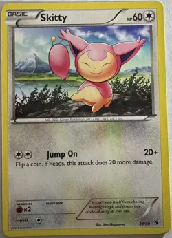 Skitty 28/39 Kalos Starter Set Pokemon - Image 1