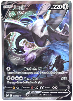 Pokemon Lugia V Silver Tempest 186/195 Alternate Art TCG - Image 1