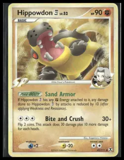 Hippowdon E4 #42/111 Rising Rivals Pokemon LP - Image 1