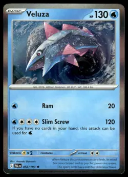 Veluza Holo #056/193 SV02: Paldea Evolved Rare Pokemon - Image 1