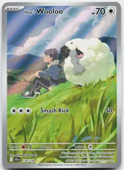 Hop's Wooloo 170/159 Illustration Rare Journey Together Pokemon Near Mint - Image 1