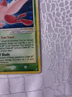 (Private For Bryan) Pokemon EX Crystal Guardians Celebi Gold Star 100/100 - Image 5