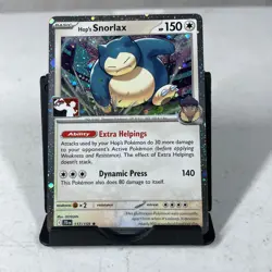 Hop's Snorlax (Cosmos Holo) 117/159 Rare Prize Pack Series Cards Pokemon NM - Image 1