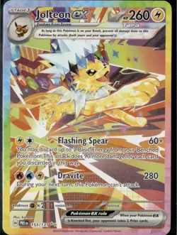 Pokemon TCG Jolteon ex 153/131 SV Prismatic Evolutions SIR Holo Eng HP260 - Image 1
