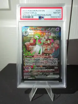 2023 POKEMON SVI EN-SCARLET & VIOLET #245 GARDEVOIR EX PSA 8 - Image 1