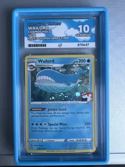 Pokemon Wailord 038/195 Holo Series 3 Pokemon play stamp GEM MINT 10 / POP 1 - Image 1