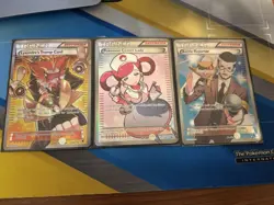 Lysandres Trump Card 118/119 Pokemon Center Lady 105/106 Battle Reporter 109/111 - Image 1