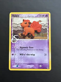 Pokemon TCG Vulpix EX Dragon Frontiers Card 70/101 NM - Image 1