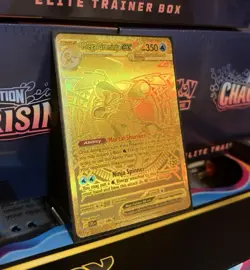 Mega Greninja EX 122/086 Evolutions Secret Rare Full Art Holo Pokemon TCG - Image 1