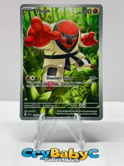 Pokemon Throh 128/086 Black Bolt Scarlet & Violet Illustration Rare - Image 1