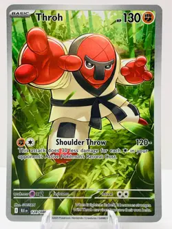 Pokemon Throh 128/086 Black Bolt Scarlet & Violet Illustration Rare - Image 2