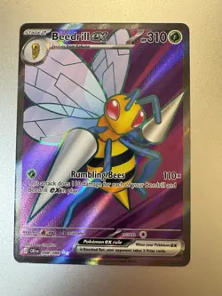 Beedrill ex 98/86 Full Art Double Ultra Rare Pokemon Chaos Rising NM - Image 1