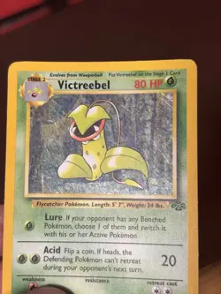Victreebel 14/64 Jungle Holo WOTC Pokemon MP - Image 3