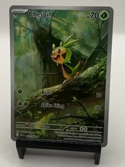 Chespin 87/86 Illustration Rare Pokemon Chaos Rising - Image 1