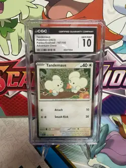 CGC 10 Tandemaus 167/193 Cosmos Holo - Adventure Chest - Pokemon TCG -SHIPS FAST - Image 1