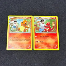 Pokemon TCG Generations Radiant Collection Charmander RC3 Charmeleon RC4 - Image 1