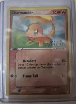 Charmander 48/ 100 Crystal Guardians Pokemon TCG Lightly Played Reverse Holofoil - Image 1