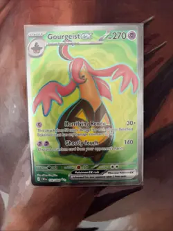 Gourgeist ex 102/86 Full Art Double Ultra Rare Pokemon Chaos Rising ME04 NM - Image 1