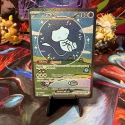 Pokemon Co Mew ex 232/091 SV Paldean Fates SIR Full Art Holo EN Free shipping - Image 1