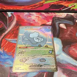 Pokemon Co Mew ex 232/091 SV Paldean Fates SIR Full Art Holo EN Free shipping - Image 2