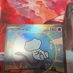 Pokemon Co Mew ex 232/091 SV Paldean Fates SIR Full Art Holo EN Free shipping - Image 3