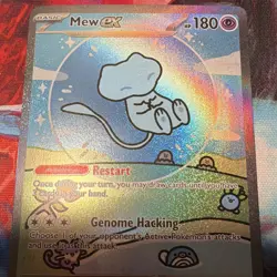 Pokemon Co Mew ex 232/091 SV Paldean Fates SIR Full Art Holo EN Free shipping - Image 4