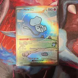 Pokemon Co Mew ex 232/091 SV Paldean Fates SIR Full Art Holo EN Free shipping - Image 5