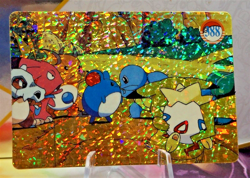 POKEMON POCKET MONSTERS VENDING PRISM STICKER 388 RAICHU CUBONE - Image 1