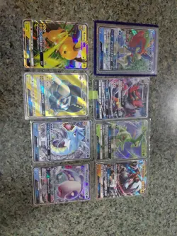 Pokemon TCG Mixed Japanese/English GX 9 Card Lot. All NM. 5 English 4 Japanese - Image 1