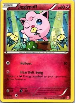 Pokemon TCG Jigglypuff 12/30 XY trainer Kit Wigglytuff LP - Image 1