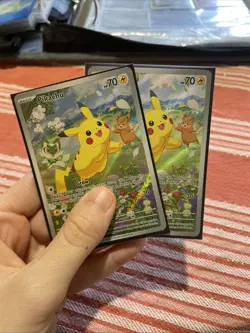 Pikachu 088 Sv: Scarlet & Violet Promo Cards Illustrator Rare Holo - Image 1