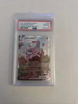 Pokemon TCG SWSH Fusion Strike Espeon VMAX 270/264 Alt Art Secret Rare PSA 10 - Image 1