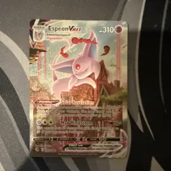 Pokemon TCG Espeon VMAX 270/264 Fusion Strike Secret Rare Holo Alt Art NM - Image 1