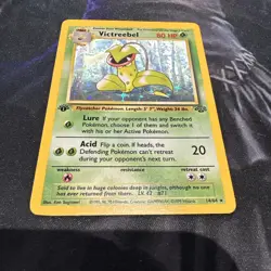 Pokemon TCG Victreebel 1st Edition 14/64 Holo Rare Card Jungle Set 1999 NM - Image 1
