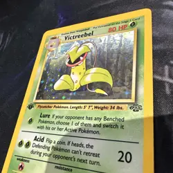 Pokemon TCG Victreebel 1st Edition 14/64 Holo Rare Card Jungle Set 1999 NM - Image 5