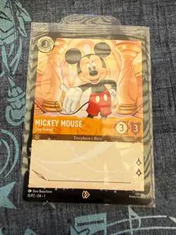 Mickey Mouse True Friend 15/P2 Continentals Tournament Promo Disney Lorcana RARE - Image 1