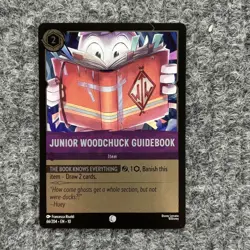 Disney Lorcana WitW Junior Woodchuck Guidebook 66/204 Foil NM - Image 1